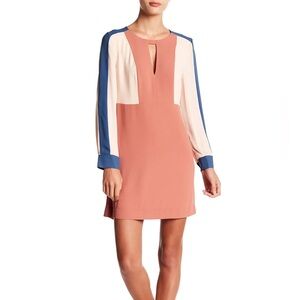 BCBG MaxAzria Colorblock Shift Dress